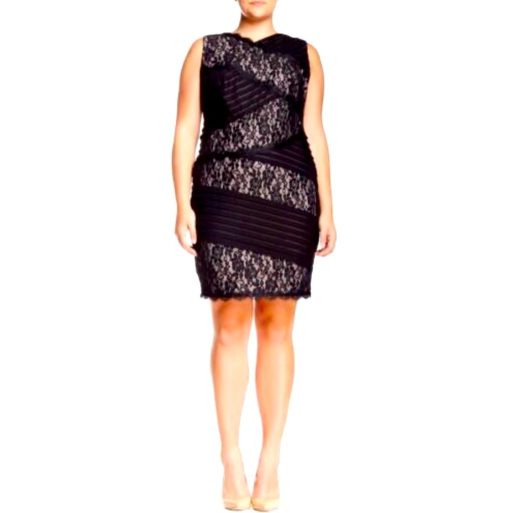 JAX lace combo dress